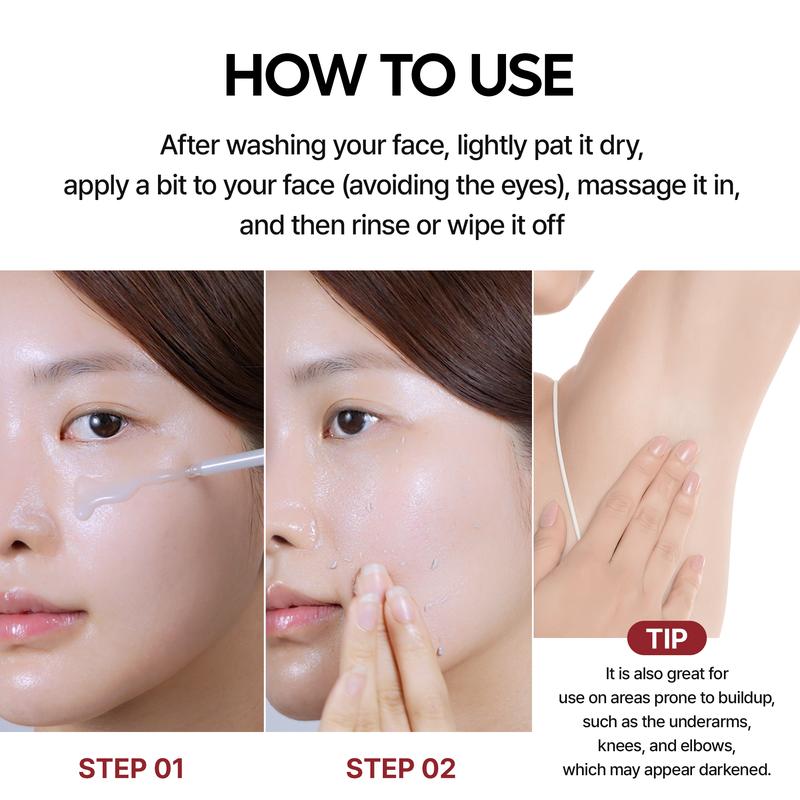 Dr. Melaxin Peel Shot Glow Rice Ampoule Duo - Serums for Brightening, Exfoliating, and Moisturizing - Suitable for All Skin Types